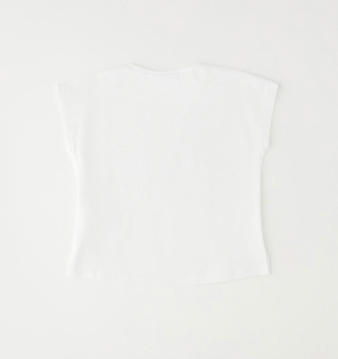 T-shirt in cotone modello svasato