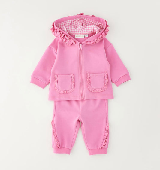 Tuta jogging neonata rosa