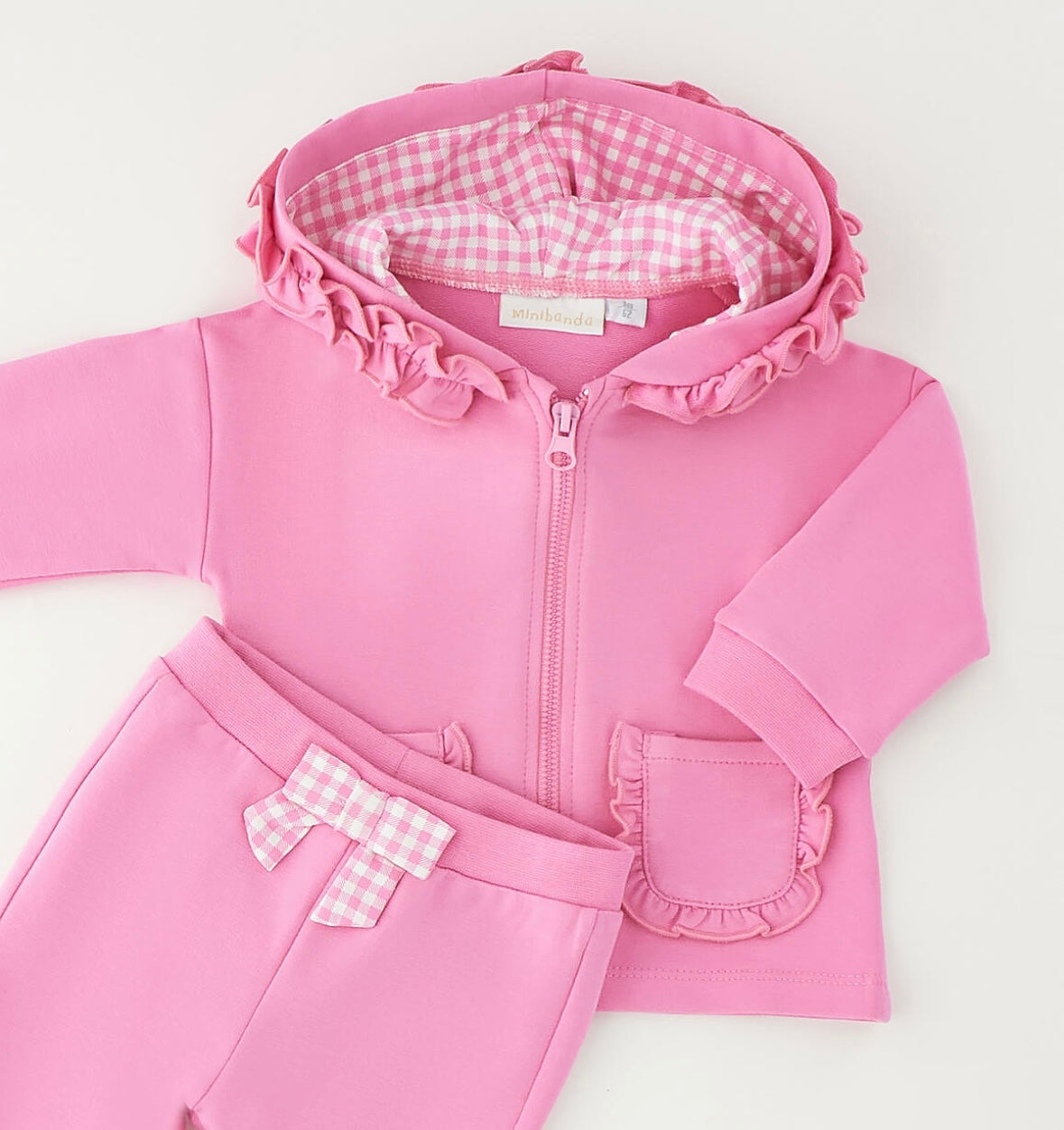 Tuta jogging neonata rosa