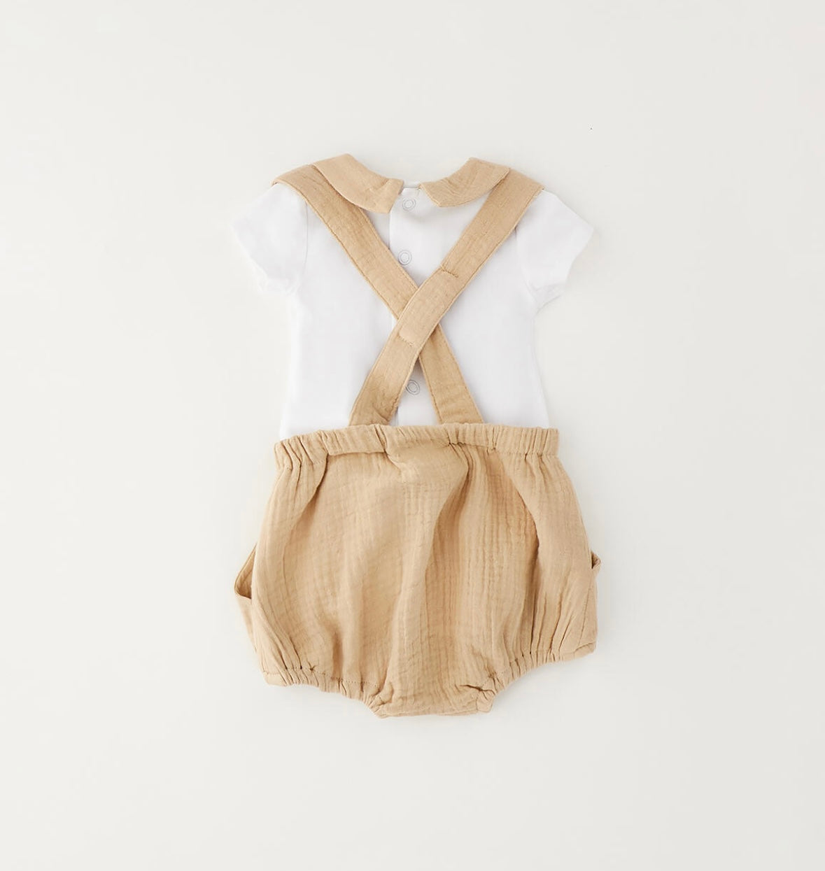 Completo neonato composto da body e salopette
