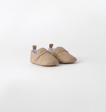 Scarpe eleganti neonato beige