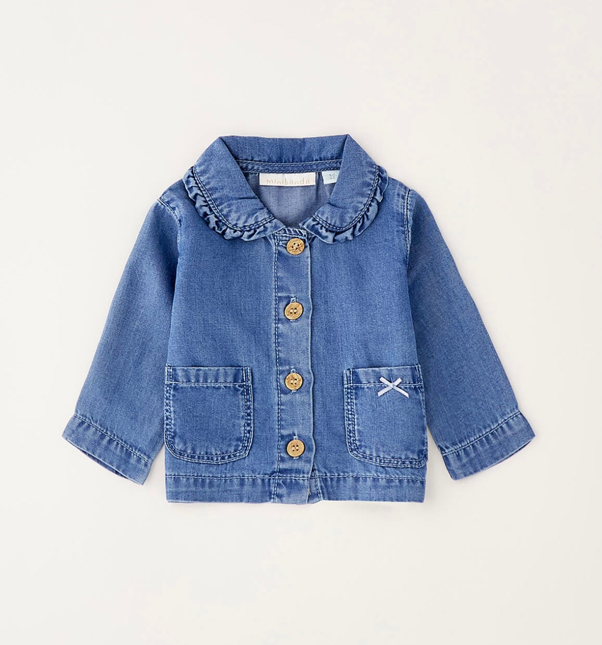 Camicia jeans neonata