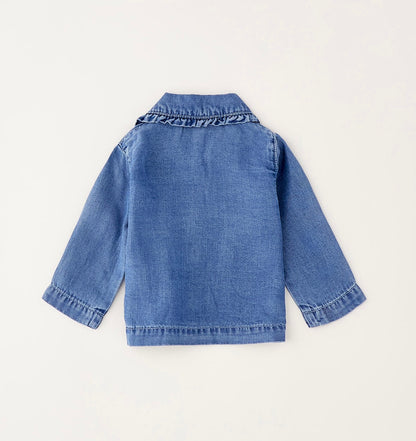 Camicia jeans neonata