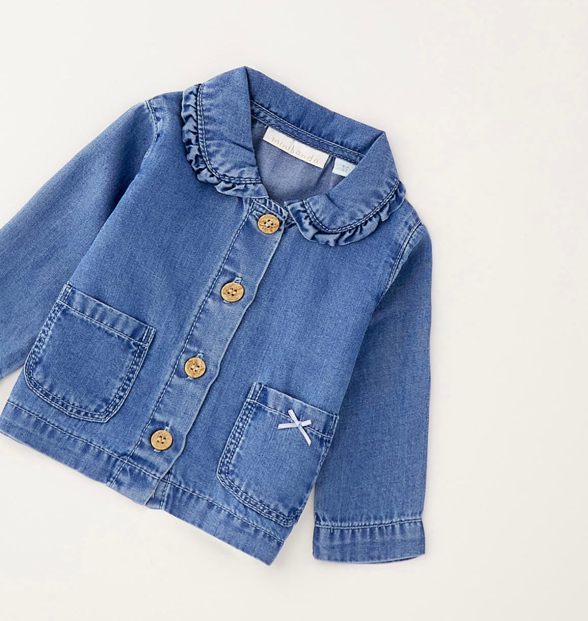 Camicia jeans neonata
