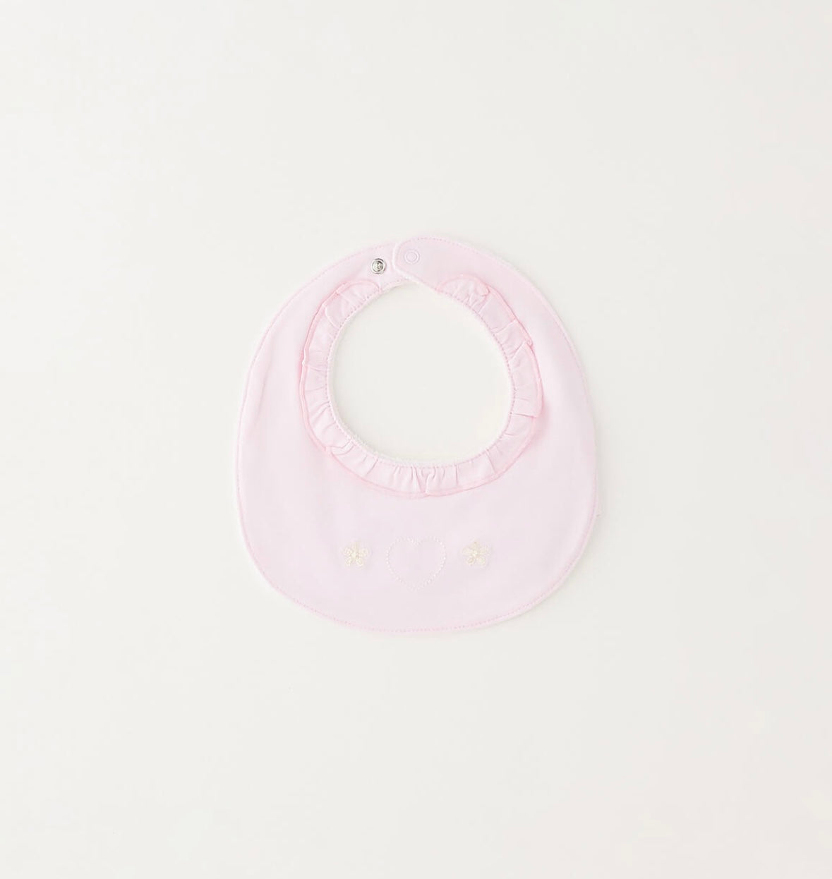 Bavetta da neonata rosa