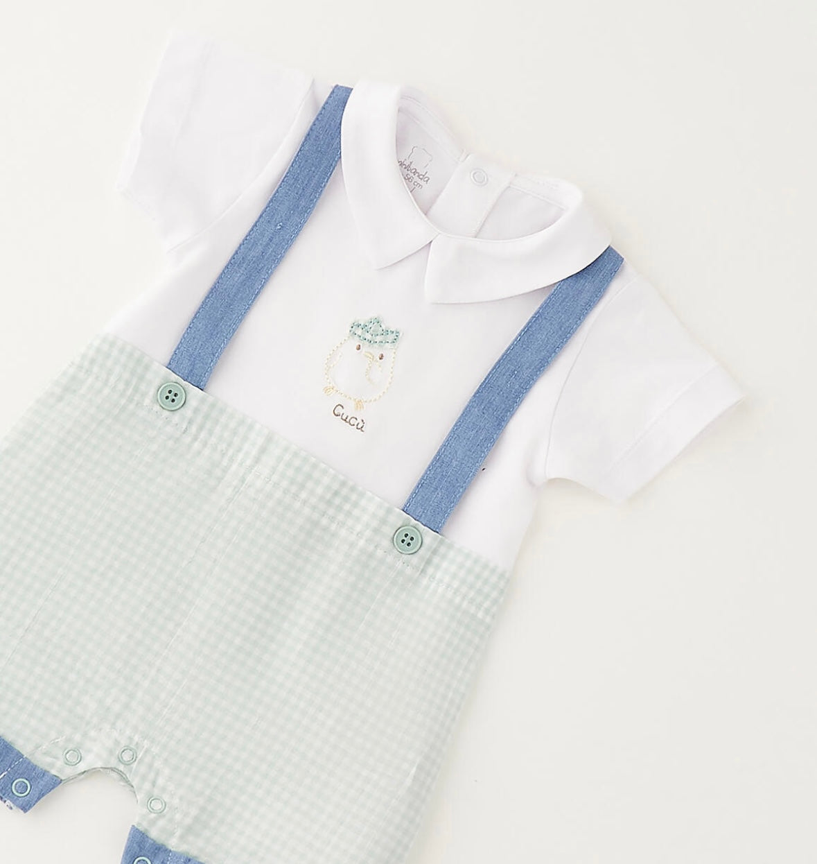 Pagliaccetto neonato in cotone