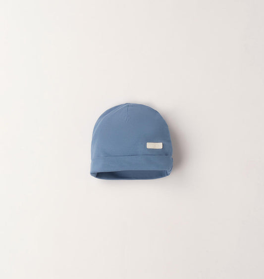 Cappellino da neonato in cotone nel colore avion