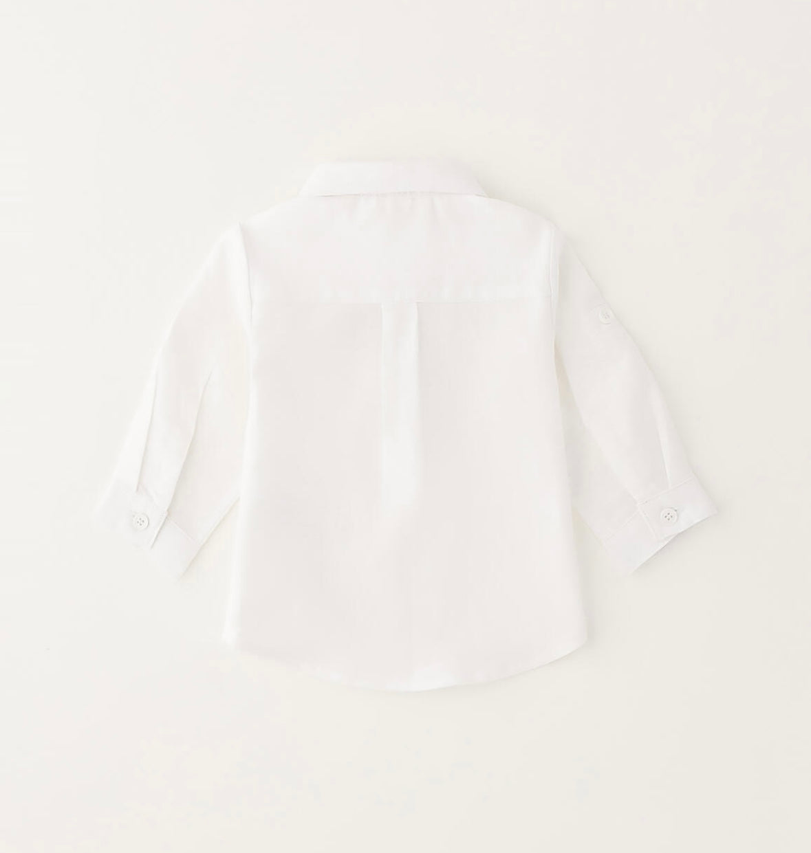 Camicia  neonato modello classico in lino e cotone