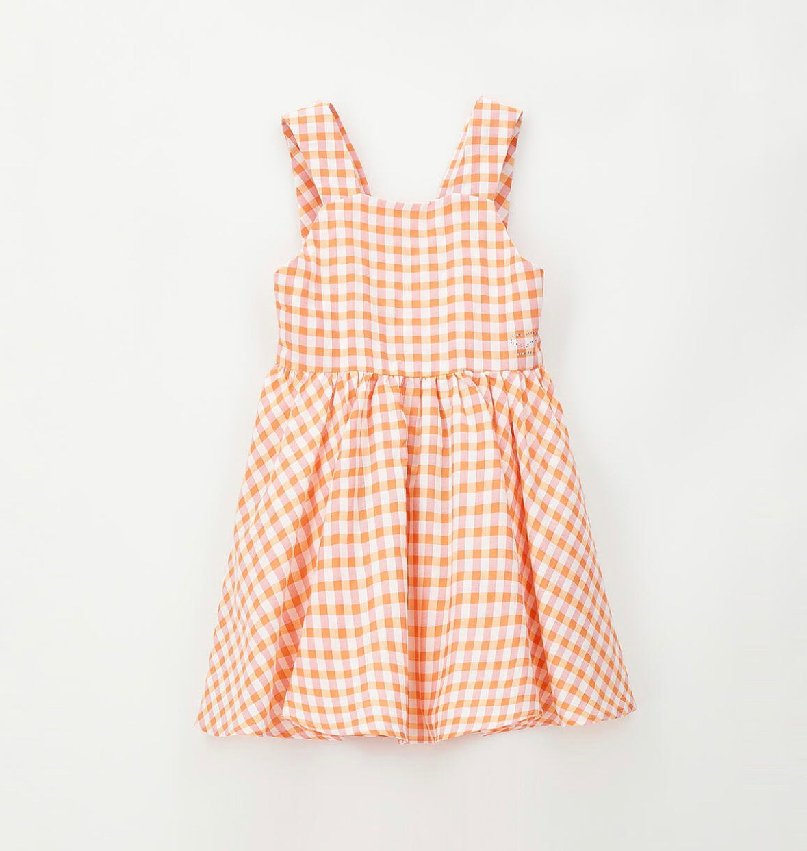 Abito bambina fantasia check