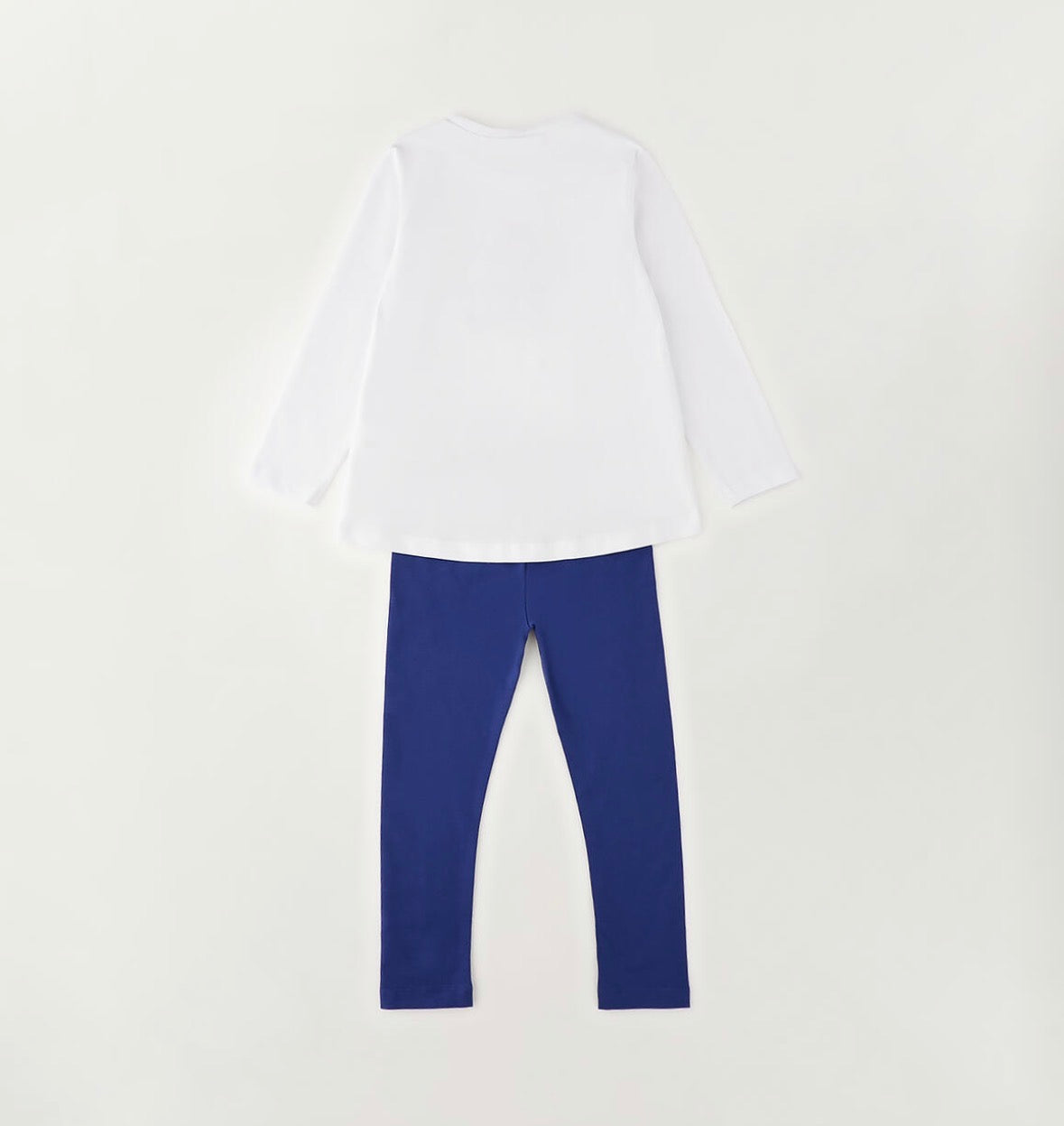 Completo da bambina composto da maxi maglietta e leggings