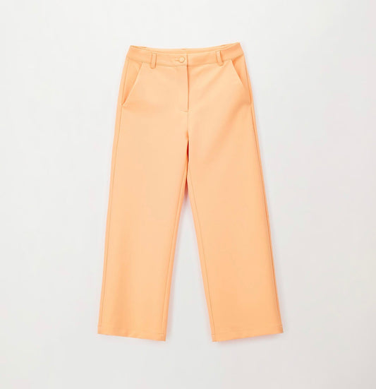 Pantalone elegante da bambina nel colore arancione