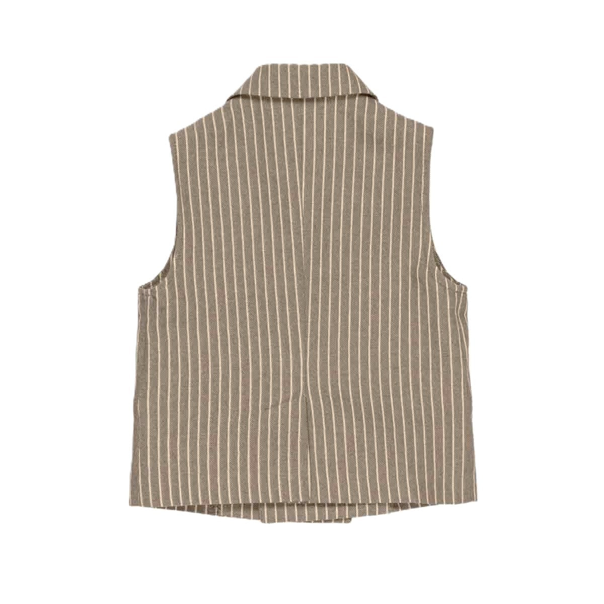 Gilet doppio petto bambino  a righe