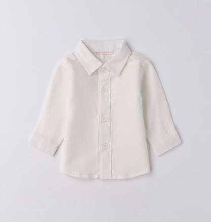 Camicia per neonato nel colore panna