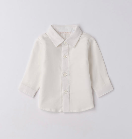 Camicia per neonato nel colore panna