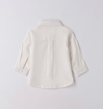 Camicia per neonato nel colore panna