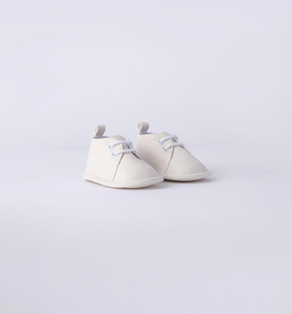 Scarpe cerimonia bimbo nel colore panna