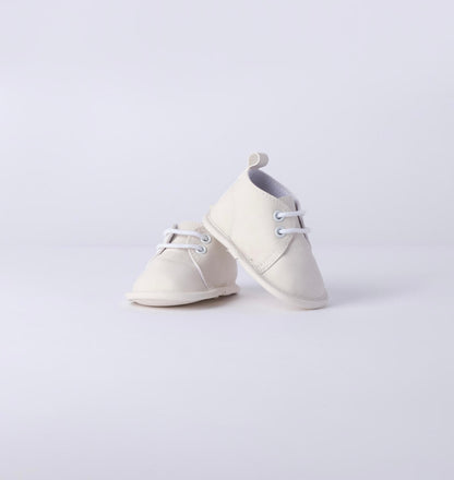 Scarpe cerimonia bimbo nel colore panna