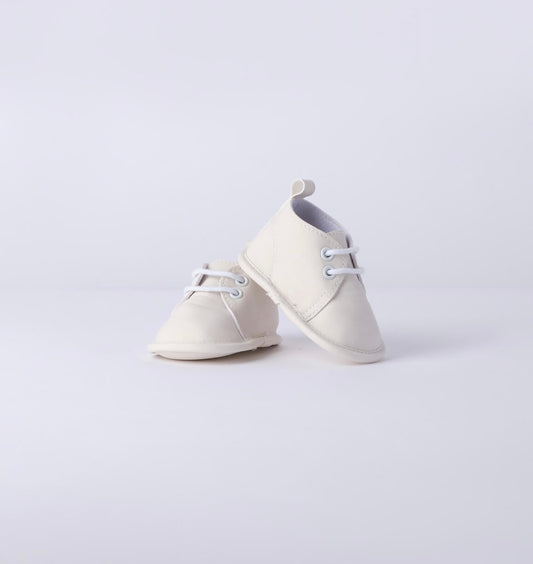 Scarpe cerimonia bimbo nel colore panna