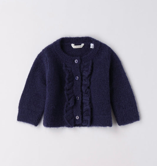 Cardigan da neonata navy
