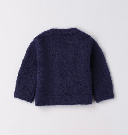 Cardigan da neonata navy