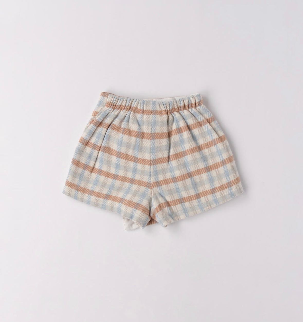 Pantaloncino a quadri per bimba