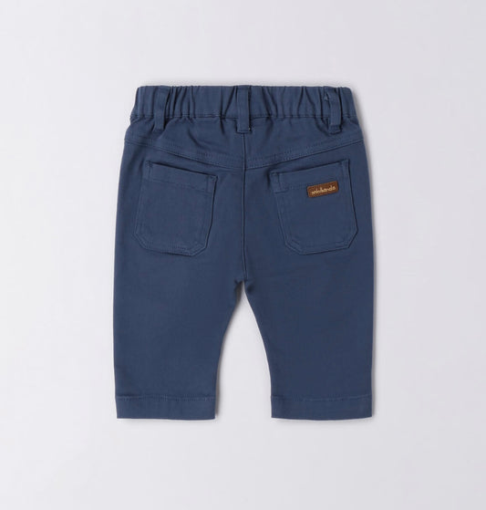 Pantaloni eleganti per neonato blu