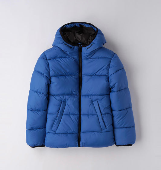 Giubbotto bambino turchese da bambino con zip