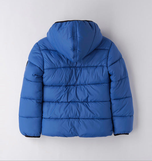 Giubbotto bambino turchese da bambino con zip