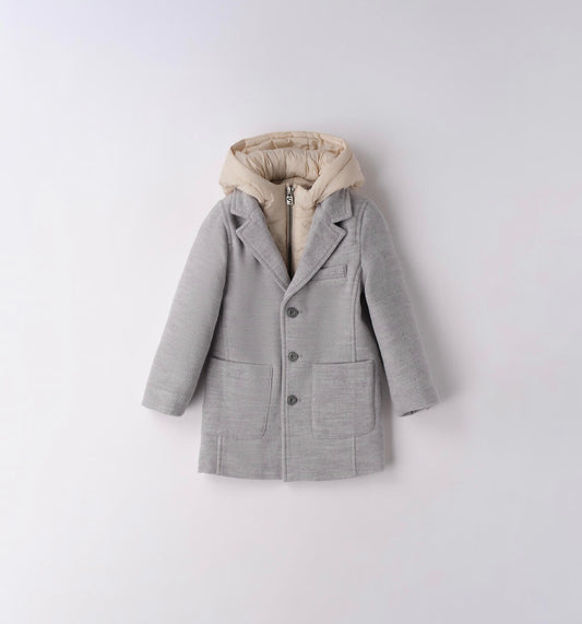 Cappotto per bambino in grigio