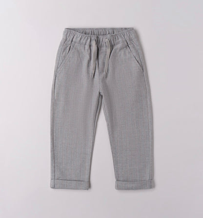 Pantaloni bambino nel colore grigio
