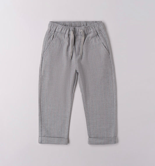 Pantaloni bambino nel colore grigio