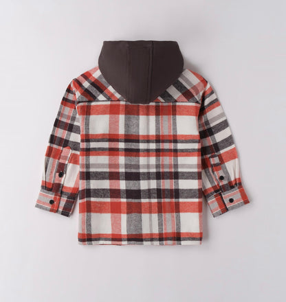 Camicia bambino in twill di cotone