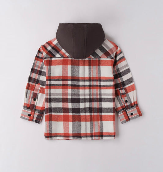 Camicia bambino in twill di cotone