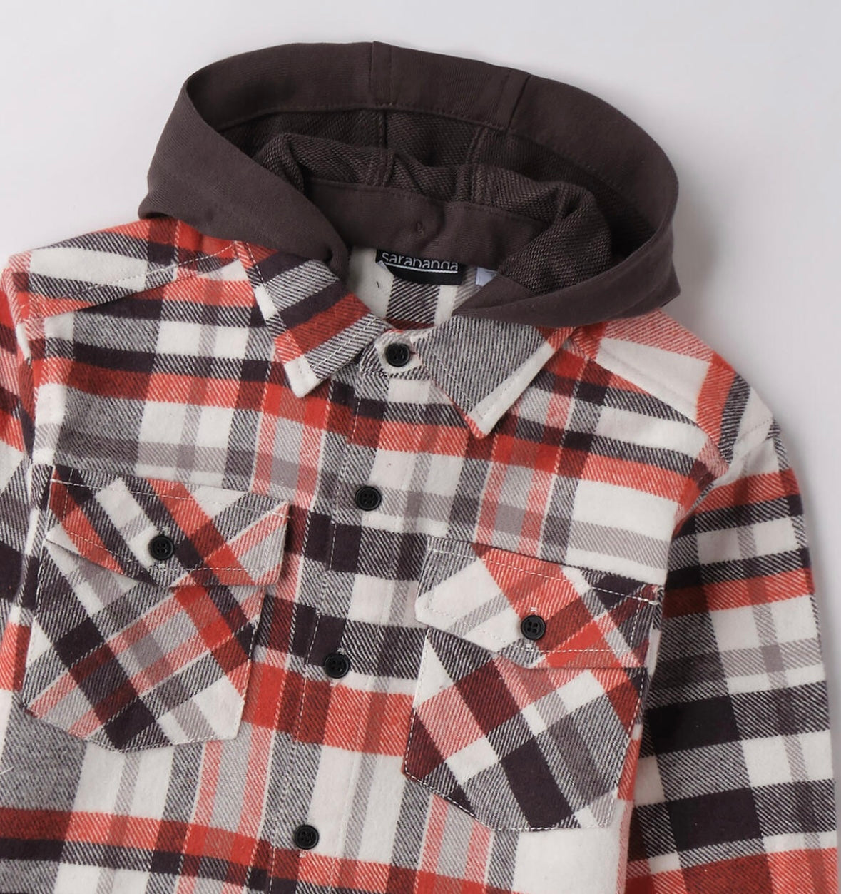 Camicia bambino in twill di cotone