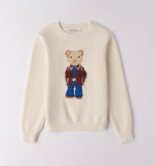 Maglia ragazza con orso