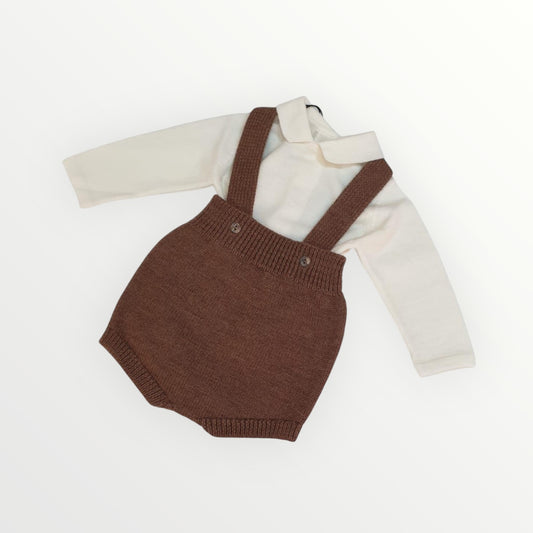 Salopette in lana merino