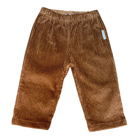Pantalone velluto nel colore caramel