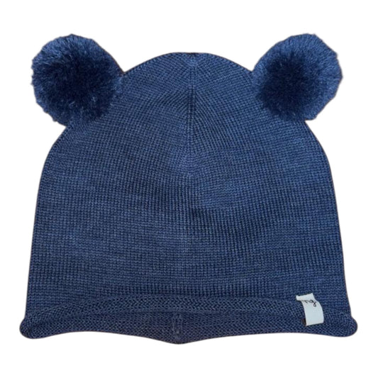 Cappellino pure pompom denim
