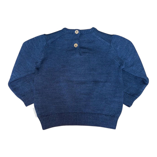 Maglione Teddy nel colore denim