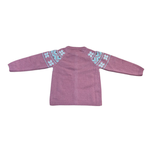 Cardigan jacquard in pura lana merino ultrafine