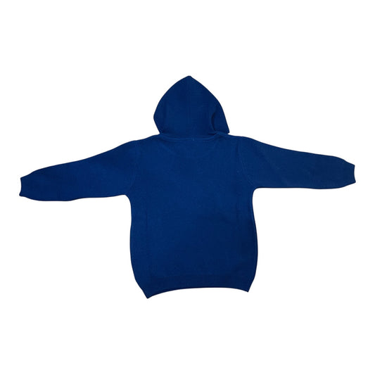 Tuta in lana con felpa a cappuccio e pantaloni  Blu navy