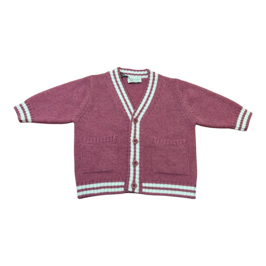 Cardigan rosa in lana