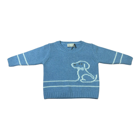 Maglione in lana in azzurro
