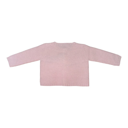 Cardigan rosa in lana