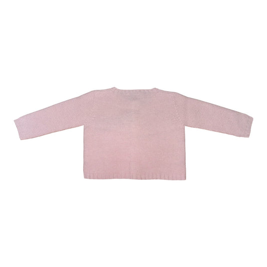 Cardigan rosa in lana