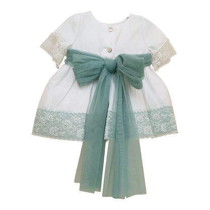 Abito in morbido cotone, con culotte abbinata.