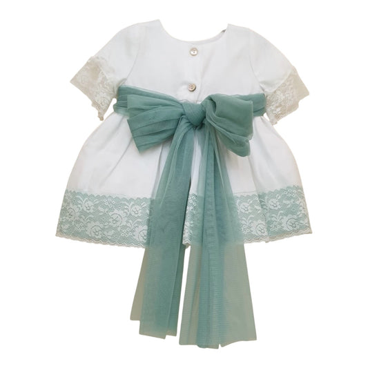Abito in morbido cotone, con culotte abbinata.