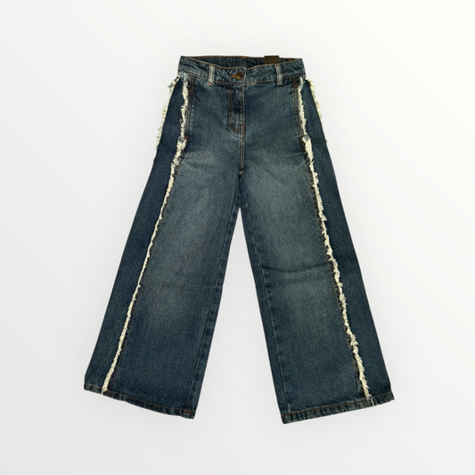 Jeans ragazza gamba larga
