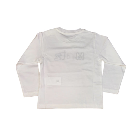 T-shirt manica lunga in cotone