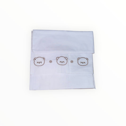 Lenzuola per carrozzina in cotone